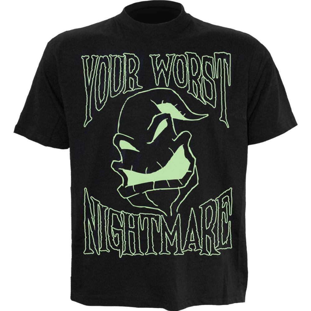 Spiral The Nightmare Before Christmas - Nightmare Before Christmas T-shirt Homme - Noir